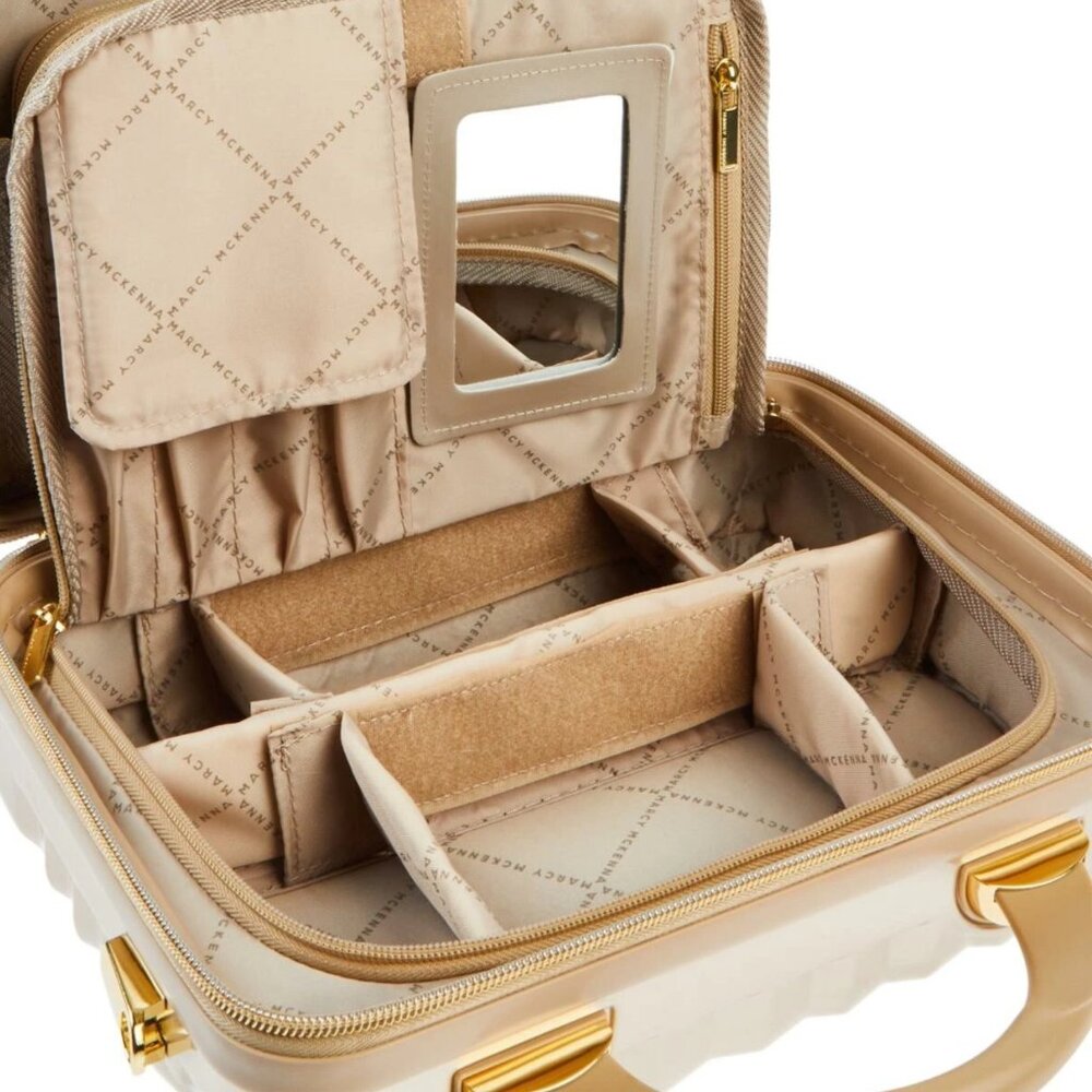 Marcy McKenna Gold Pattern Travel Case and Mini Case - Picture 6 of 14